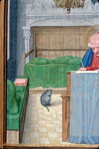 St. Matthew writing his Gospel